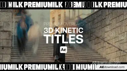 Premium Overlays 3D Kinetic Titles Elements template preview