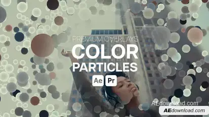 Premium Overlays Color Particles Elements template preview