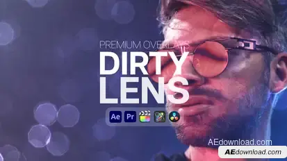 Premium Overlays Dirty Lens Elements template preview