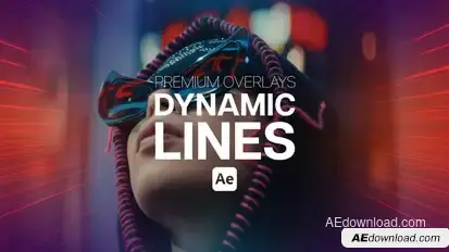 Premium Overlays Dynamic Lines Elements template preview