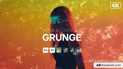 Premium Overlays Grunge Elements template preview