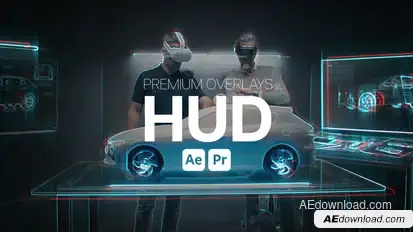 Premium Overlays HUD Elements template preview