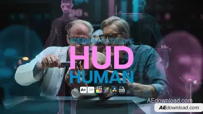 Premium Overlays HUD Human Elements template preview