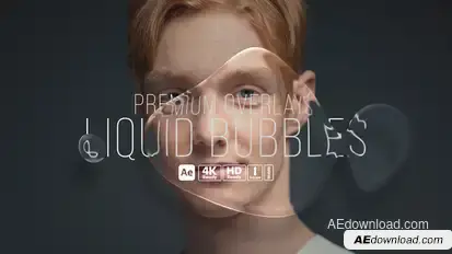 Premium Overlays Liquid Bubbles Elements template preview