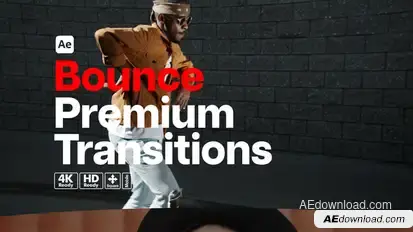 Premium Transitions Bounce Elements template preview