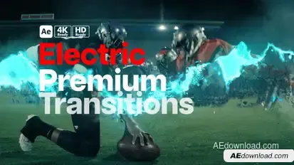 Premium Transitions Electric Elements template preview