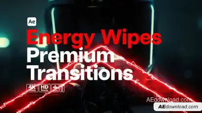 Premium Transitions Energy Wipes Elements template preview