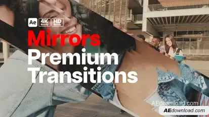 Premium Transitions Mirrors Elements template preview
