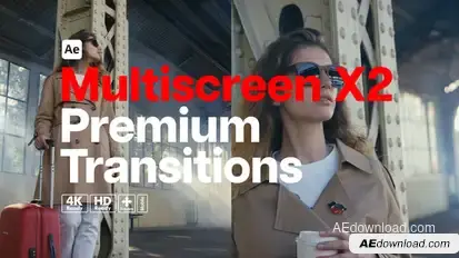 Premium Transitions Multiscreen X2 Elements template preview