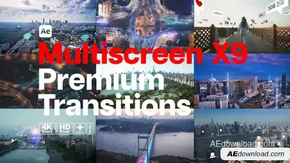 Premium Transitions Multiscreen X9 Elements template preview