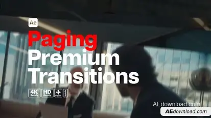 Premium Transitions Paging Elements template preview