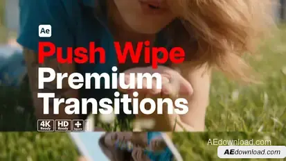 Premium Transitions Push Wipe Elements template preview