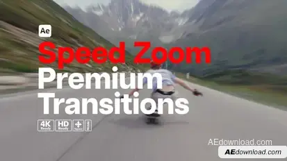 Premium Transitions Speed Zoom Elements template preview