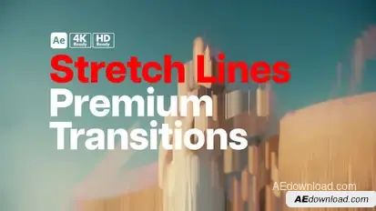 Premium Transitions Stretch Lines Elements template preview