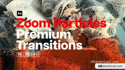 Premium Transitions Zoom Particles Elements template preview