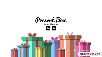 Present Sale Signage Titles template preview