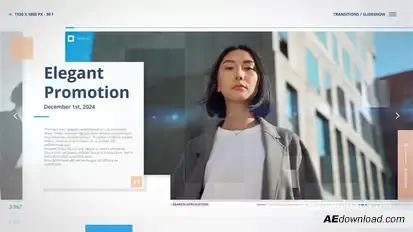 Presentation Video Displays template preview