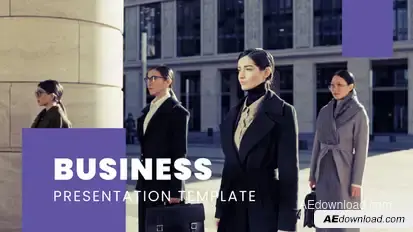 Presentation Pack Video Displays template preview