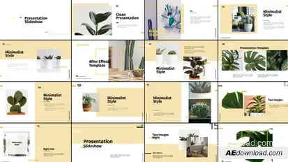 Presentation Slideshow Video Displays template preview