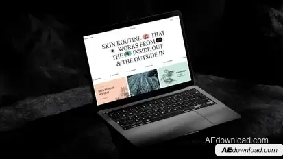 Presentation Website Product Promo template preview