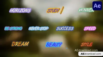 Preset Titles | After Effects Titles template preview