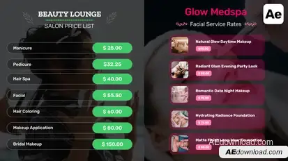 Price List & Menu Titles template preview