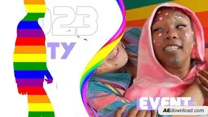 Pride LGBT After Effects Event Opener Openers template preview