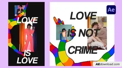 Pride LGBTQ Opener Openers template preview