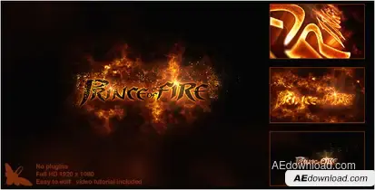 Prince of Fire Logo Logo Stings template preview