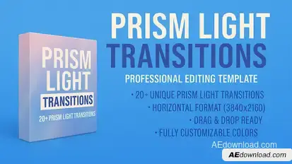 Prism Distorition Glass Transition Boundle Elements template preview