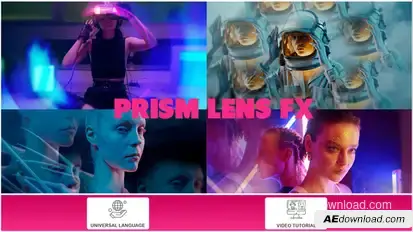 Prism Lens FX Elements template preview