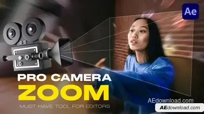 Pro Camera Zoom | Realistic Zoom & Handheld Camera Motion for After Effects Elements template preview