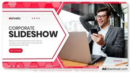 Pro Corporate Slideshow Openers template preview