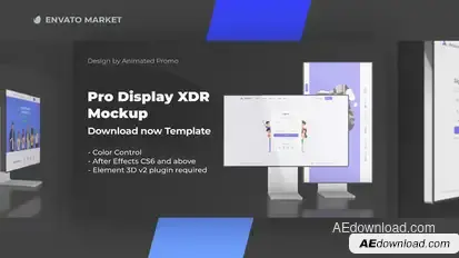 Pro Display - Dark Mockup Display Promo Product Promo template preview