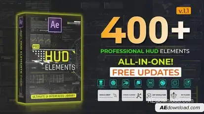 Pro HUD Elements Pack Elements template preview