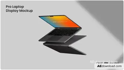 Pro Laptop Display Mockup Product Promo template preview