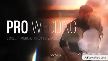 Pro Wedding Bundle for After Effects – Transitions, Titles, LUTs, Overlays Elements template preview