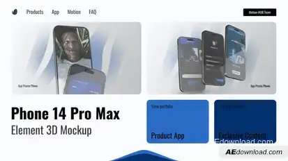 Pro14 Phone Mockup Product Promo template preview