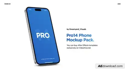 Pro14 Phone Mockup Pack Product Promo template preview