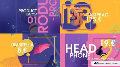 Product Promo Openers template preview