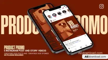 Product Promo Instagram Post & Story Product Promo template preview