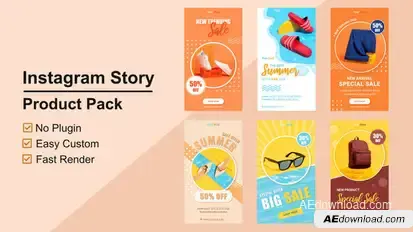 Product Promo Instagram Stories V07 Product Promo template preview