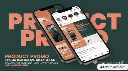 Product Promo Social Post And Story Product Promo template preview