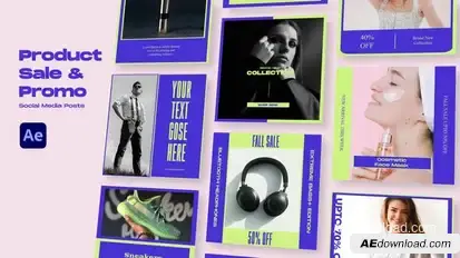 Product Sale and Promo Social Media Posts Product Promo template preview