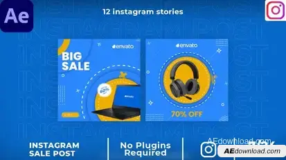 Product sale Instagram post Product Promo template preview