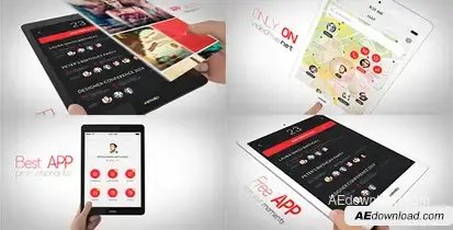Professional APP Promo Openers template preview