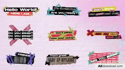 Videohive Project 233(Titles 09) Titles template preview
