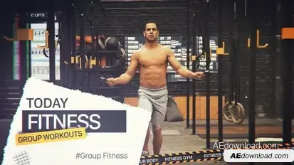 Project of the youtube channel Training in the gym Openers template preview