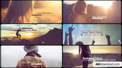 Projector Slideshow Video Displays template preview