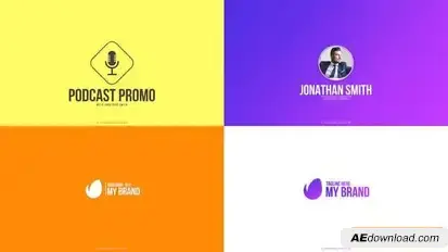 Promo End Screens Logo Stings template preview